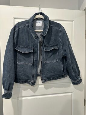 Old Navy Dark Blue Denim Jean Jacket